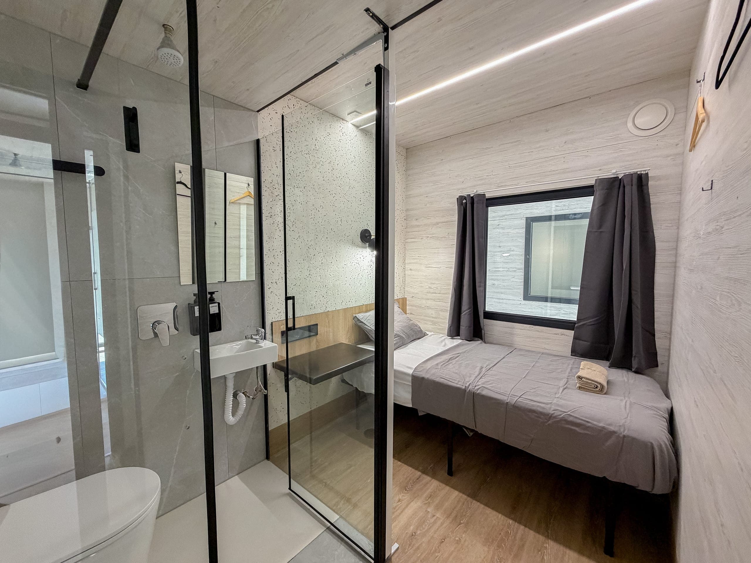 Фотография номера Одноместная «Эконом» · Свой санузел · 2 этаж в Almorada Cabins