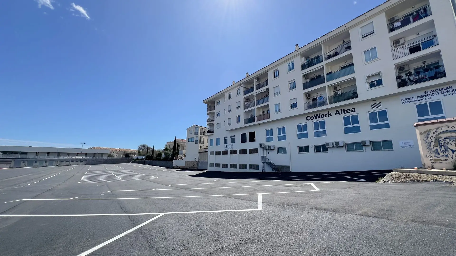 Parking area near Cowork Altea